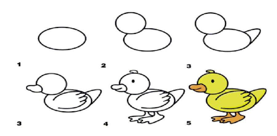 Patos Faciles De Dibujar / Como Dibujar Un Pato