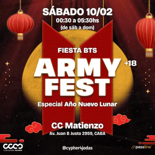 #ARMYFEST 10/2 Fiesta BTS +18