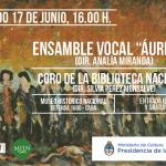 Concierto del  Ensamble Vocal Áurigae.