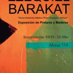 EZEQUIEL BARAKAT-Tierras abstractas. Pinturas y maderas. La CAJA Centrobde Arte Joven Andino. JUJUY
