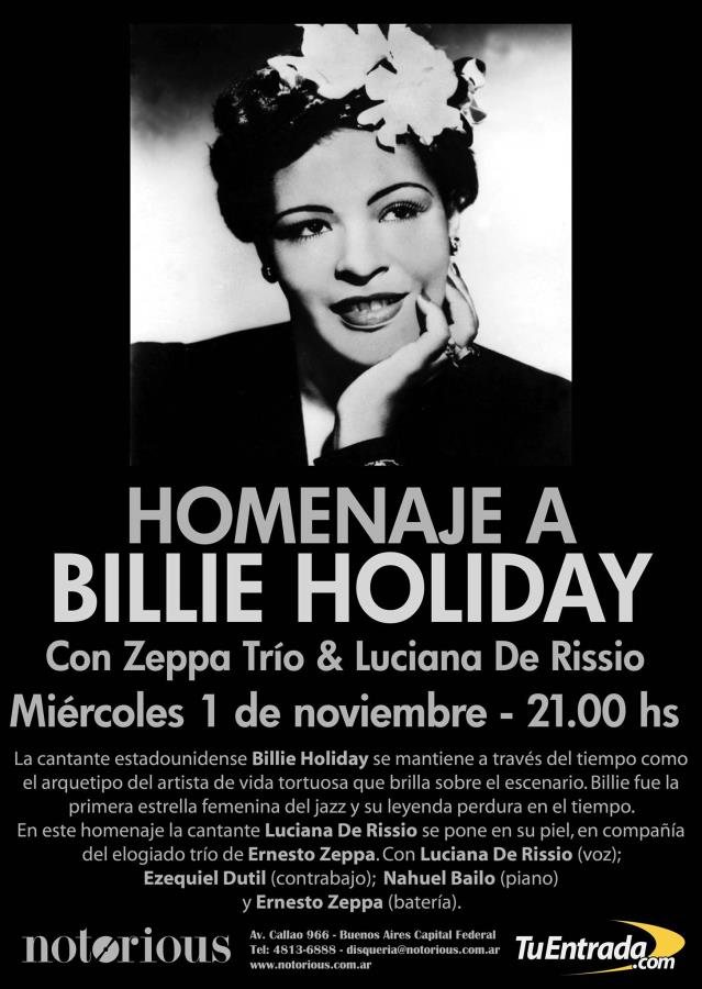  Homenaje a Billie Holiday 