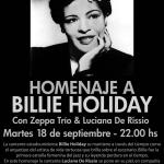 Homenaje a Billie Holiday