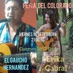 Erika Cabral en La Peña del Colorado