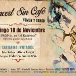 Concert sin café