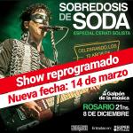 Sobredosis de Soda. La banda tributo a Soda Stereo llega a Rosario ¡Show reprogramado!