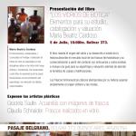 Presentación del Libro "Los Vidrios de Botica. Elementos para su estudio, catalogación y valuación" de María Beatriz Cardoso