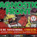 Agnostic Front, la banda icono del hardcore regresa a la Argentina