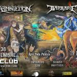 BARBARIE en Uniclub junto a Armagedon y Ágora