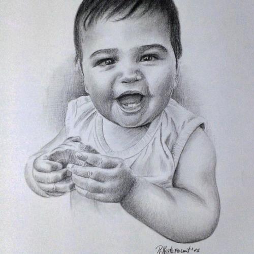 Retrato a lápiz