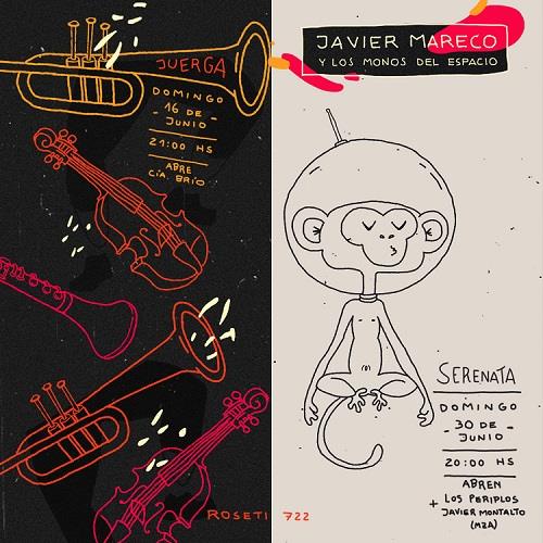 Javier Mareco y los monos del espacio presentan Juerga y Serenata, un espectáculo en 2 funciones