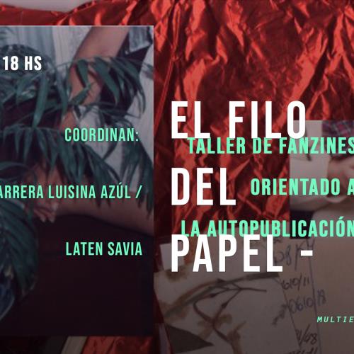 El filo del papel- Taller de fanzines y autopublicación