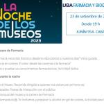 Disertación "El color: desde las cavernas a la Farmacia". Noche de los Museos