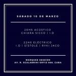 Este sábado: Chiara Sicco, I.D, Sístole y Ryki Jaco en Marquee