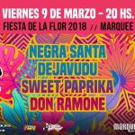 Viernes 9 de marzo Fiesta De La Flor en Marquee, Villa Crespo