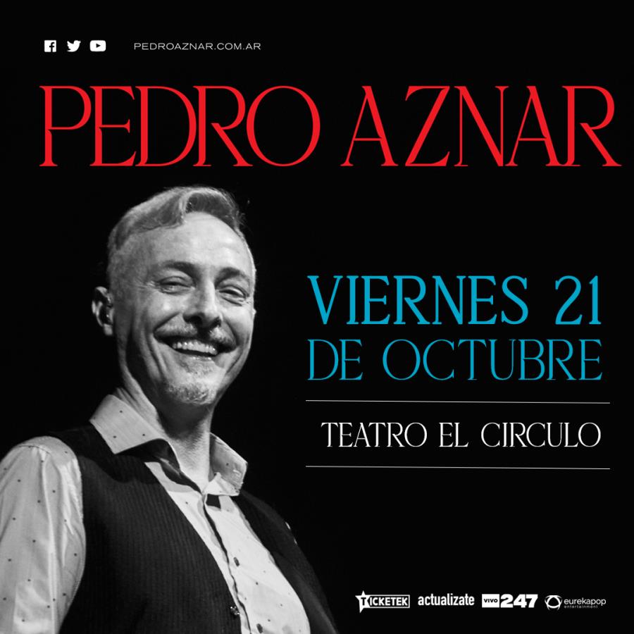 PEDRO AZNAR en Rosario presenta “Flor y Raíz”
