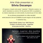 Amigo Juarroz, dos puntos.