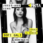 SOFI GALI en +PINTA BAR