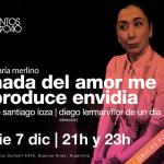 Nada del amor me produce envidia