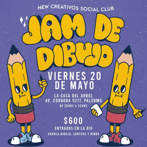 Jam y encuentro de ilustradores #3 New Creativos Social Club