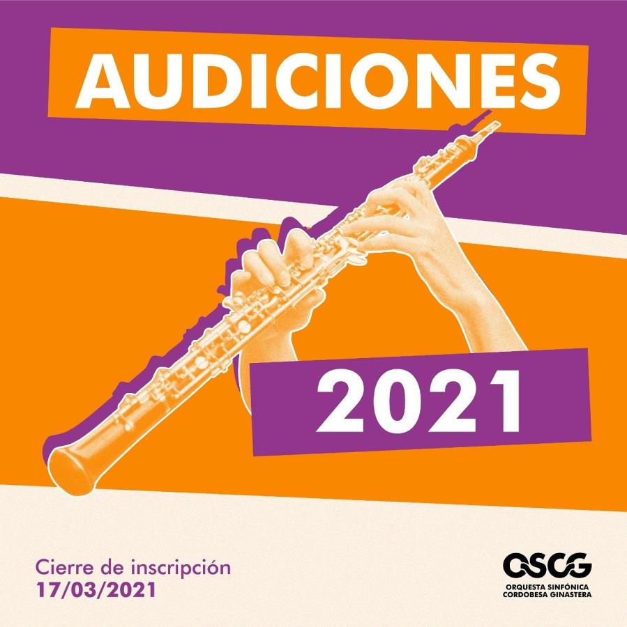 📢 ¡AUDICIONES 2021! 📢