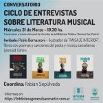 CICLO DE CONVERSATORIOS ABIERTOS.