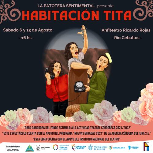 "Habitación Tita" Homenaje Serrano a la gran Tita merello - Grupo: La Patotera Sentimental 
