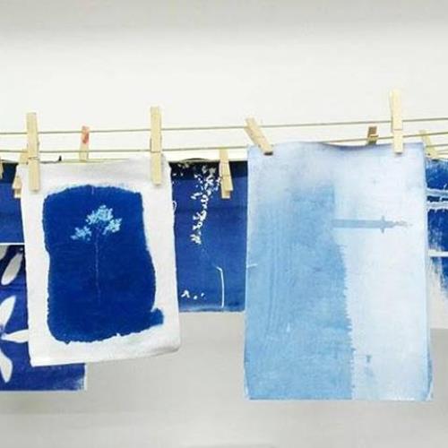 Taller Experimental de Cianotipo