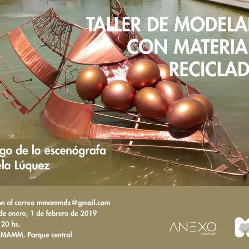 Taller de modelado con materiales reciclados