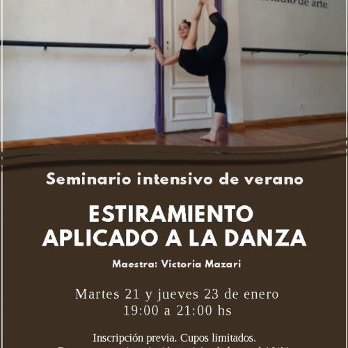 Seminario: estiramiento aplicado a la danza