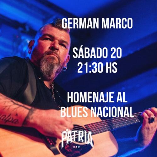 GERMÁN MARCO EN PATRIA BAR