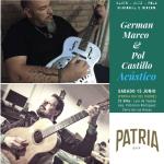  GERMÁN MARCO & POL CASTILLO EN PATRIA BAR 