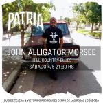  JHON ALLIGATOR MORSEE EN PATRIA BAR
