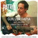 ROCK NACIONAL POR GUILLER TAPIA EN PATRIA BAR