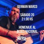  GERMÁN MARCO EN PATRIA BAR