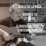  GUILLE DE LA ROSA EN PATRIA BAR