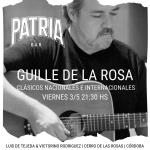  GUILLE DE LA ROSA EN PATRIA BAR