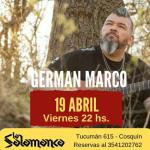 GERMÁN MARCO EN LA PEÑA DE LA SALAMANCA