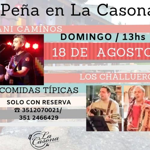 PEÑA EN LA CASONA DE MENDIOLAZA CON DANI CAMINOS Y LOS CHALLUEROS