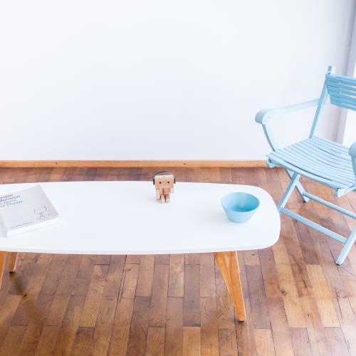 Mesa ratona Oval de diseño escandinavo