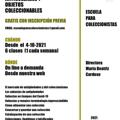 III Curso “Coleccionismo de antigüedades y objetos coleccionables”