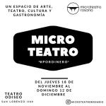 Lanzamiento oficial MICROTEATRO ROSARIO