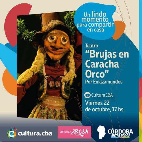 Teatro: Brujas en Caracha Orco por Enlazamundos - Teatro de Títeres y Marionetas de hilo