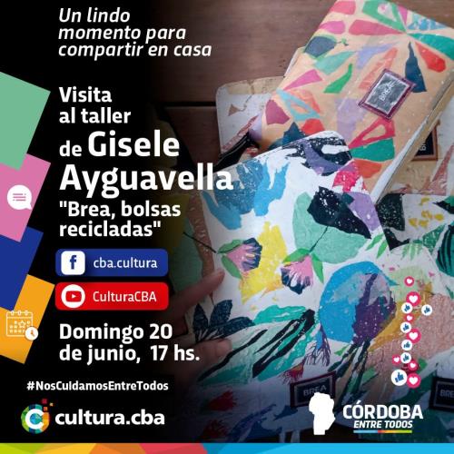 Visita al taller: Brea, bolsas recicladas (Villa Dolores)