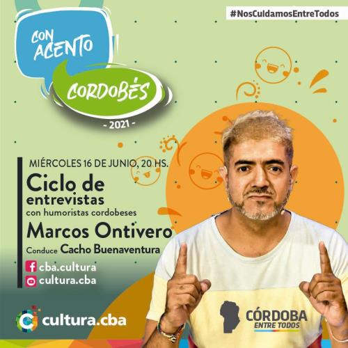 Con acento cordobés: Marcos Ontivero