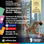 Intervenciones de vidriera: Danza – Música
