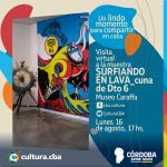 Visita virtual a la muestra SURFIANDO EN LAVA_ cuna