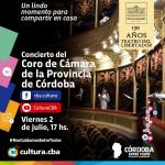  Concierto del Coro de Cámara de la Provincia de Córdoba