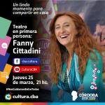Teatro en primera persona: Fanny Cittadini 