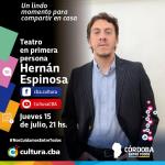 Teatro en primera persona: Hernán Espinoza