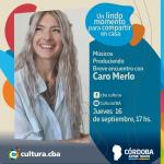Músicos Produciendo: breve encuentro con Caro Merlo